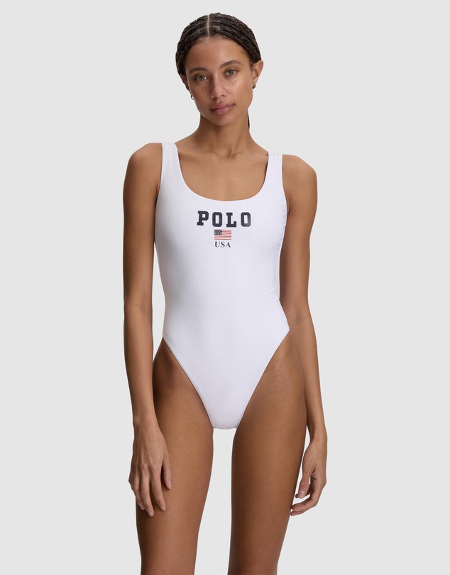 Polo Ralph Lauren - Polo USA Scoop Neck Tank Swimsuit