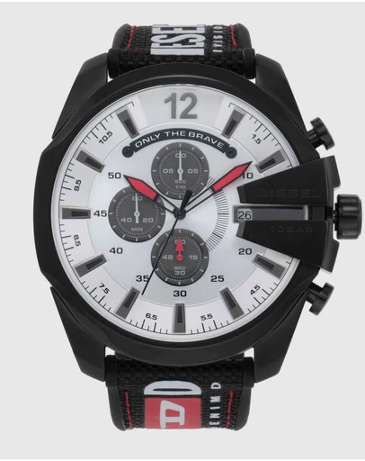 Diesel - Mega Chief Black Chronograph Watch DZ4512
