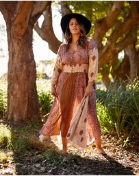 The Poetic Gypsy - Brown Sugar Maxi Dress
