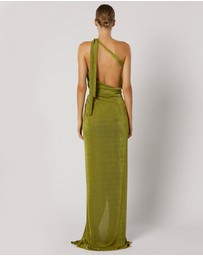 Winona - Xenia Wrap Maxi Dress Green