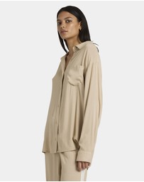 RVCA - Womens Showdown Long Sleeve Shirt