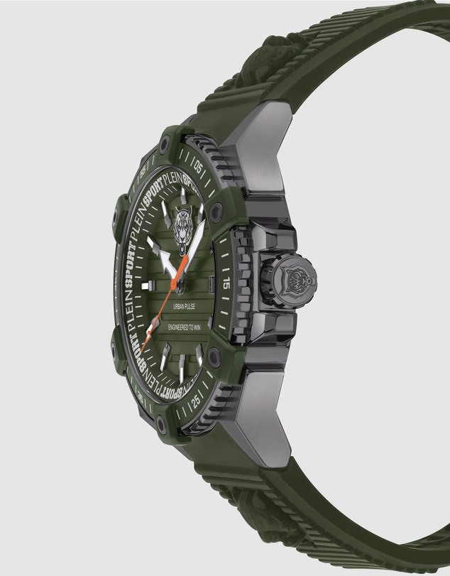 Plein Sport - Plein Urban Pulse 47mm Green dial and Green silicone strap