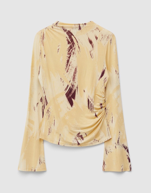 & Other Stories - Flare-Sleeve Mock-Neck Top