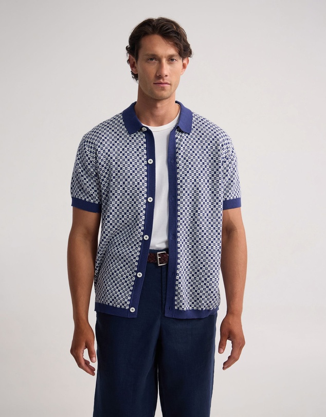 Oxford - Jacob Jacquard Polo