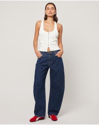 Abrand - 95 Mid Barrel Jeans