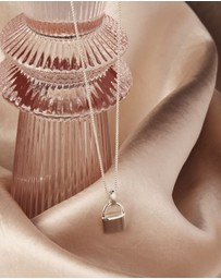 Najo - Love Lock Silver Pendant (45cm + 5cm ext)