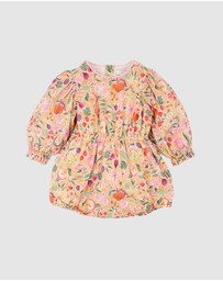Fox & Finch - Orchard Bloom LS Woven Romper - Babies