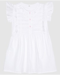 Sant And Abel - Girls Billie White Dress