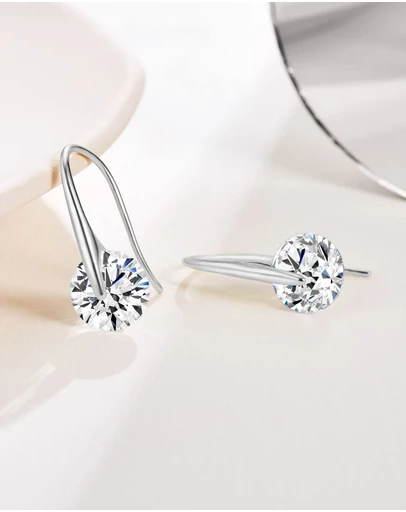 Mestige - Eclipse Earrings - Silver Plated