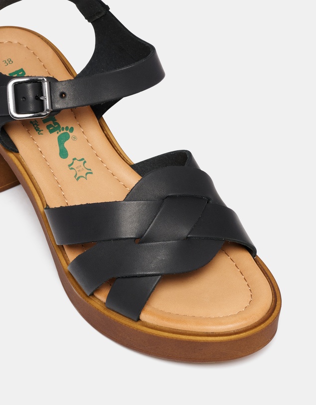 BioNatura - Verna Leather Platform Heels