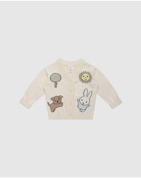 Kynd Baby - Miffy Knit Cardigan in Pristine