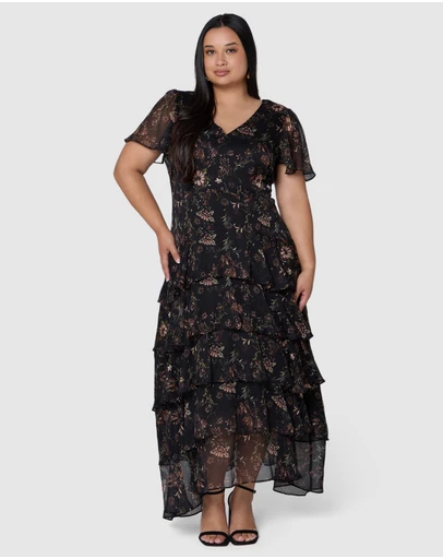 Pink Dusk by Curve Project - Fever Midi Dress