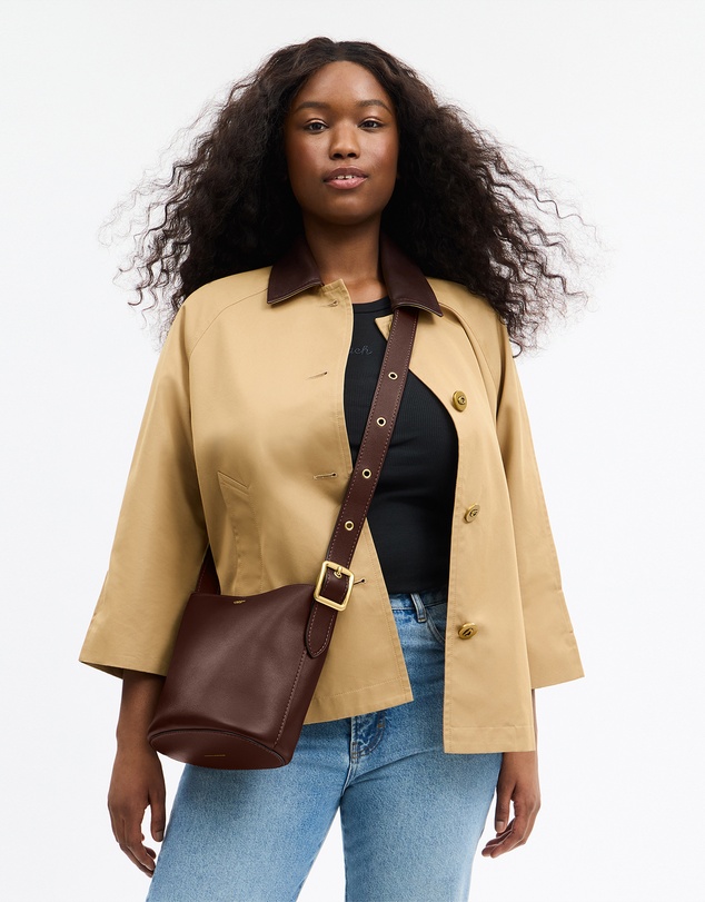Coach - Natural Grain Leather Bleecker Bucket Bag 21