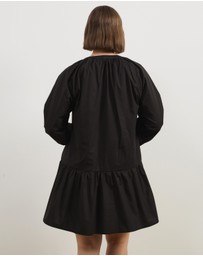 Atmos&Here Curvy - Tilly Volume Sleeve Mini Dress