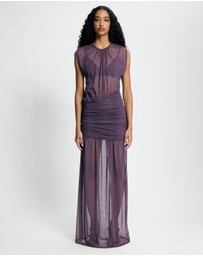 Lover - Marchesa Mesh Maxi Dress