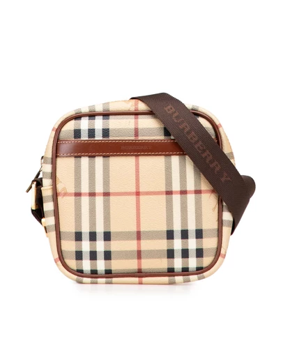 Pre-Loved by Azura Reborn - Pre-Loved Haymarket Check Coated Canvas Crossbody