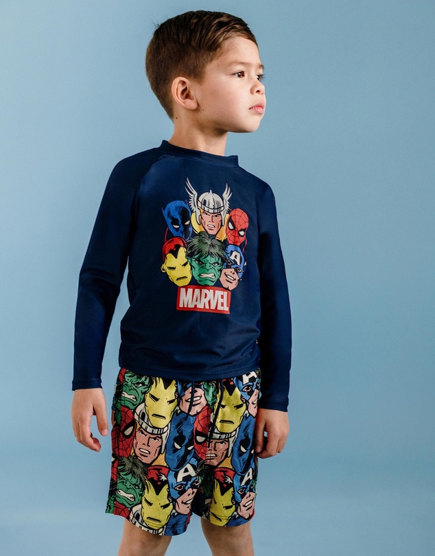 Rock Your Kid - Avengers Marvel Rashie Set - ICONIC EXCLUSIVE - Kids-Teens