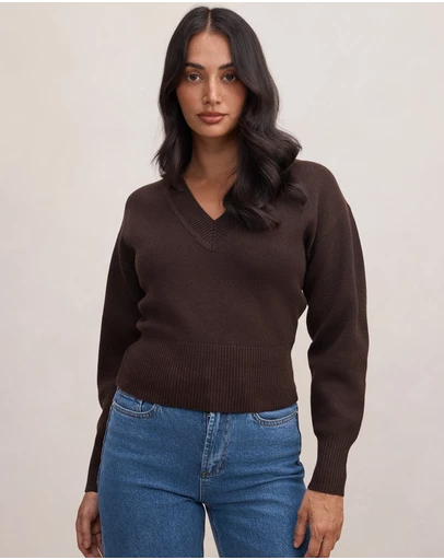 Forever New - Raya V Neck Sweater