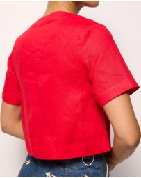 AERE - Selah Linen Top
