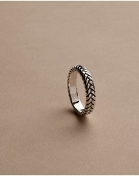 Najo - Tessera Men's Silver Ring