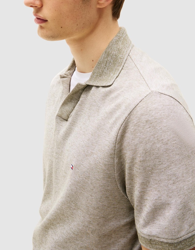 Tommy Hilfiger - Regular Fit Polo Shirt With Linen