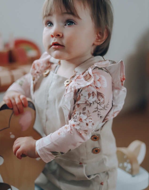 WITH LOVE FOR KIDS - Hazel Cord Pinafore Dress - Kids