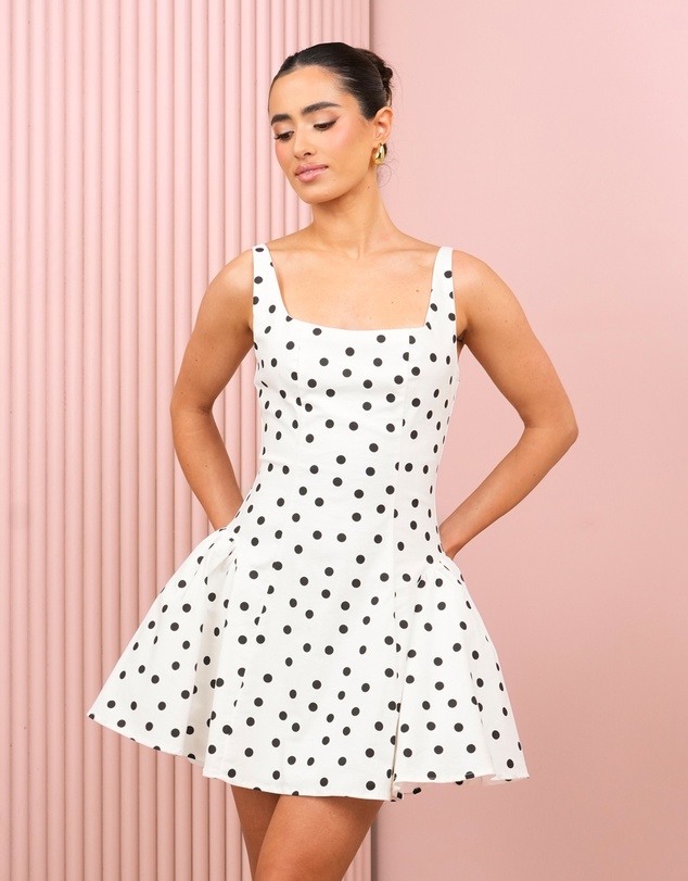 Azzurielle - Phoebe Full Skirt Mini Dress
