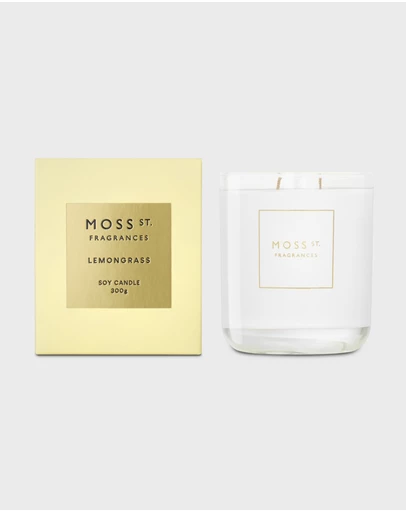 Moss St Fragrances - Lemongrass Soy Candle 300g