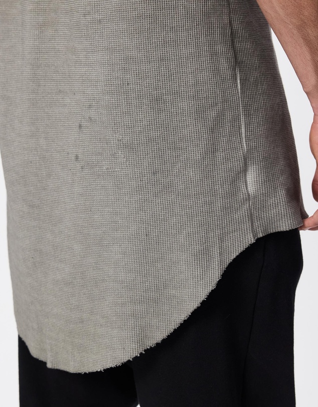 Surrounded By Ghosts - The Arsenic Relaxed Waffle Knit Long Tail T-Shirt