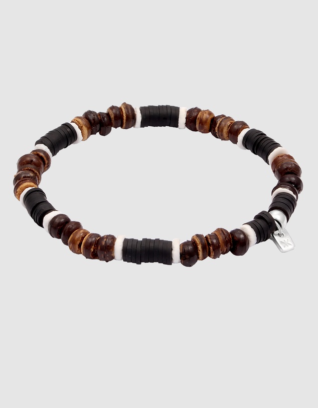 Kuzzoi - ICONIC EXCLUSIVE - Coconut Donut Bead Bracelet in 925 Sterling Silver