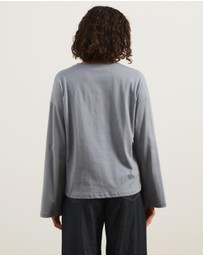 Atmos&Here - Long Sleeve Oversized T-Shirt
