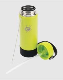 Tolu Australia - 750ml Reusable Yellow Green Water Bottle with Straw Lid