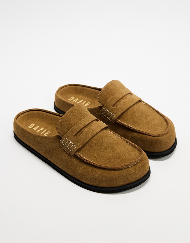 Dazie - Stacey Backless Loafers