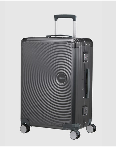 American Tourister - Soundbox Alu Medium Tsa Suitcase Expandable (68Cm)