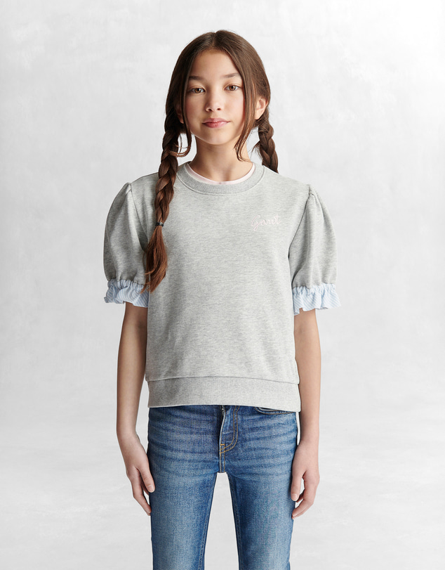 Gant - Frill SS Crew Sweatshirt