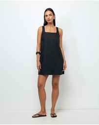 AERE - Kilah Linen Mini Dress