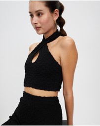 Third Form - Popcorn Halter Top