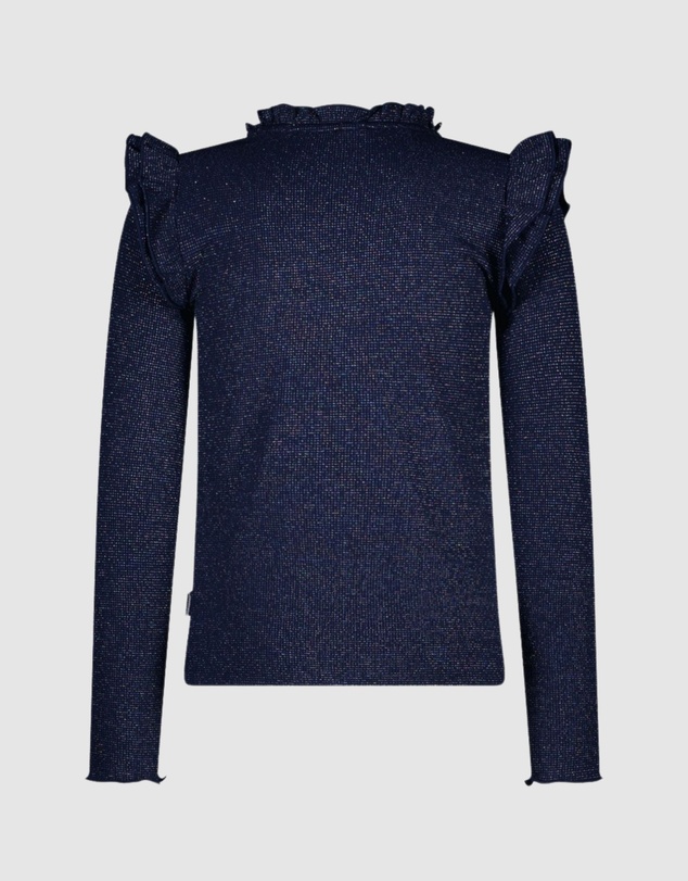 B.Nosy - Tonya Long Sleeve Frill Top - Kids-Teens