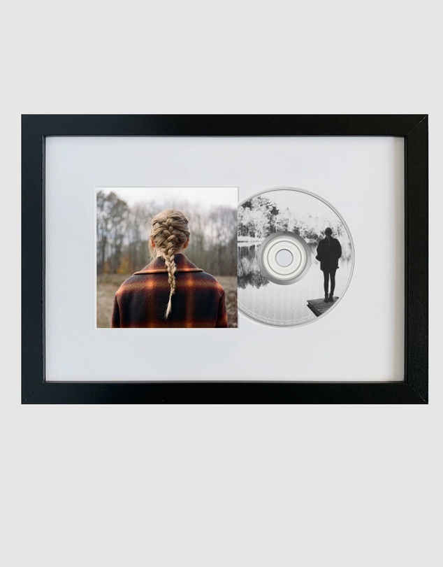 iWorld - Taylor Swift - Evermore - CD Framed Album Art