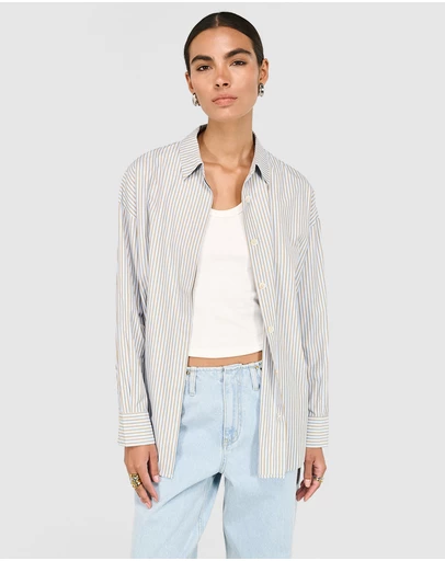 Staple the Label - Muse Stripe Shirt