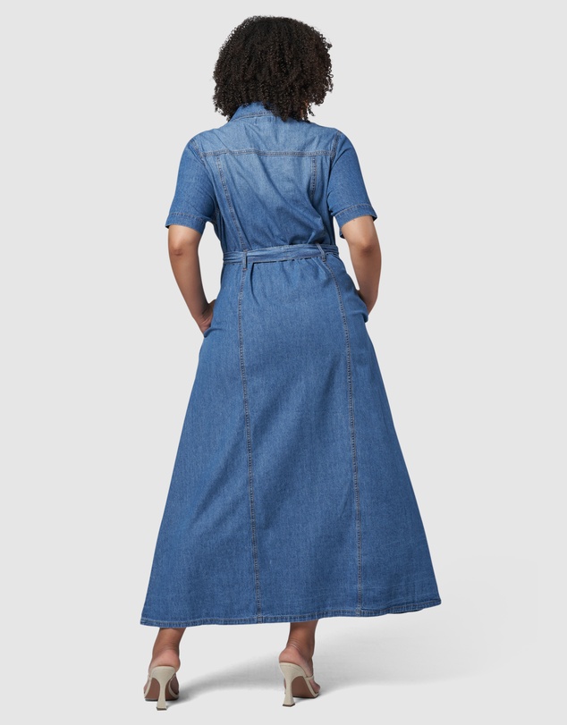 Indigo Tonic - Naomi Chambray Maxi Dress