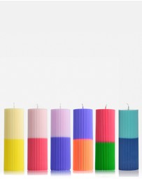 XRJ Celebrations - Pillar Two-Tone Sweet Valentine Candle