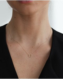 Luna Rae - Solid Gold - Eternity Necklace
