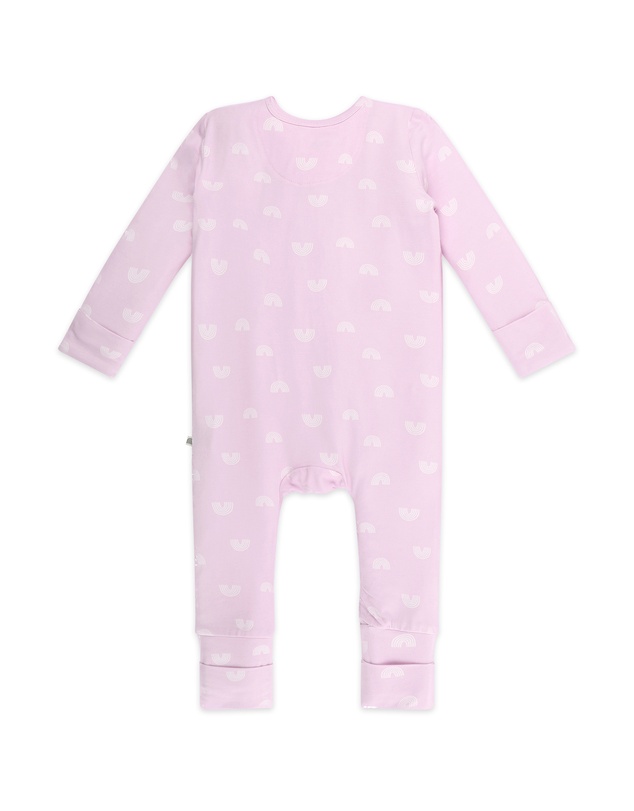Kynd Baby - Day or Night Onesie in Lilac Rainbow