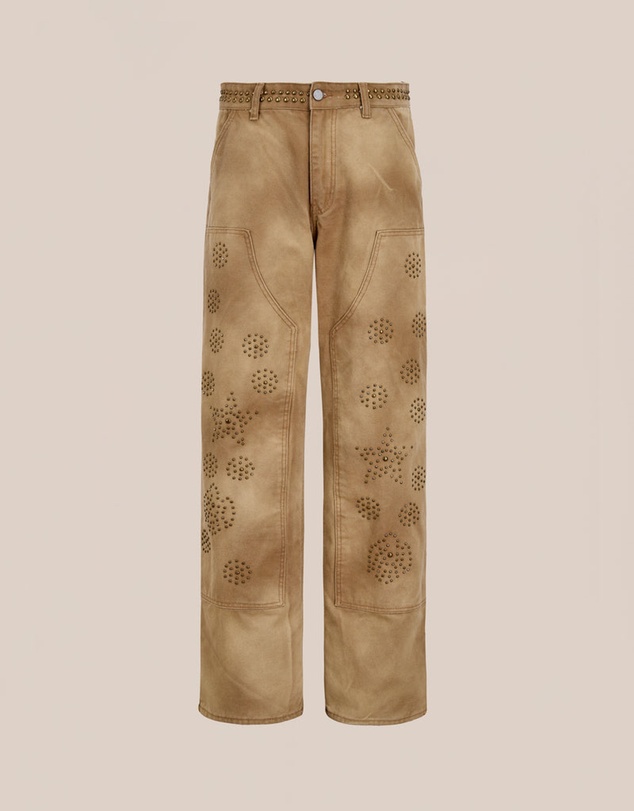 Found - Canvas Studded Work Pants