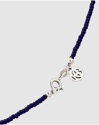 Haze & Glory - ICONIC EXCLUSIVE - Necklace Men Agate Beads 925 Sterling Silver