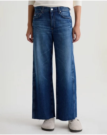 AG Adriano Goldschmied - Saige Wide Leg Crop Jeans