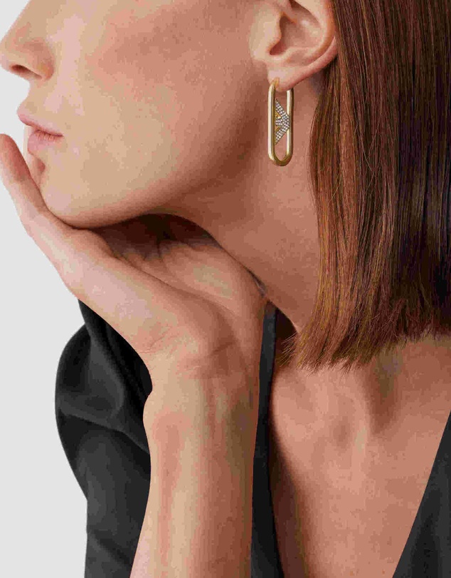 Emporio Armani - Gold Tone Earring