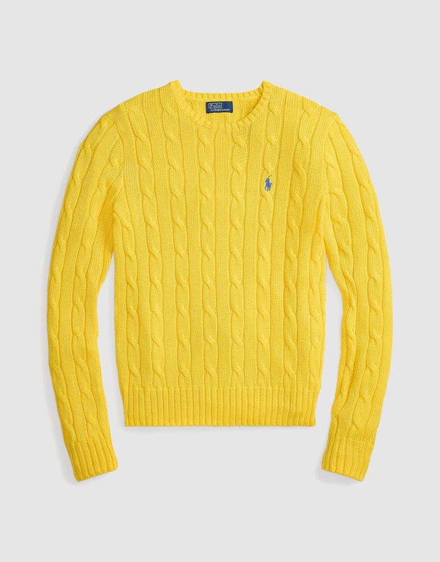 Polo Ralph Lauren - Cable-Knit Cotton Crewneck Sweater
