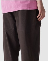 Bassike - Crushed Cotton Pull On Pants